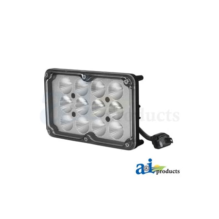 A & I Products Work Lamp, LED, Flood / Spot Combo, Rectangle 0" x0" x0" A-WL1385